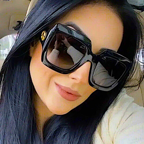 Gucci Oversized Square Sunglasses, 54mm main image 4